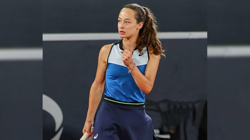 Milli tenisçi Zeynep Sönmez ilk kez bir WTA turnuvasında adını finale yazdırdı